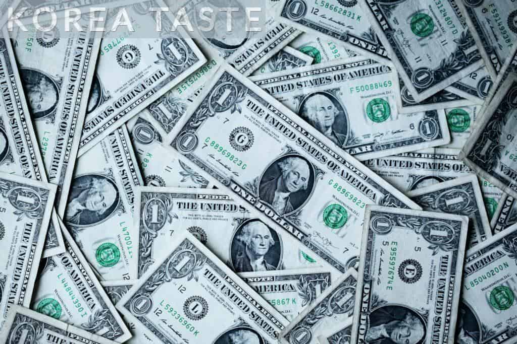 1 U.S.A dollar banknotes
